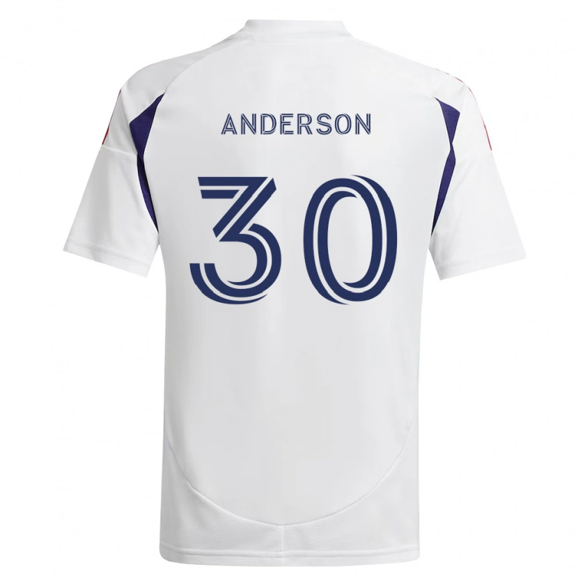 Danxen Dames Owen Anderson #30 Koninklijk Blauw Rood Bruin Uitshirt Uittenue 2026/27 T-Shirt