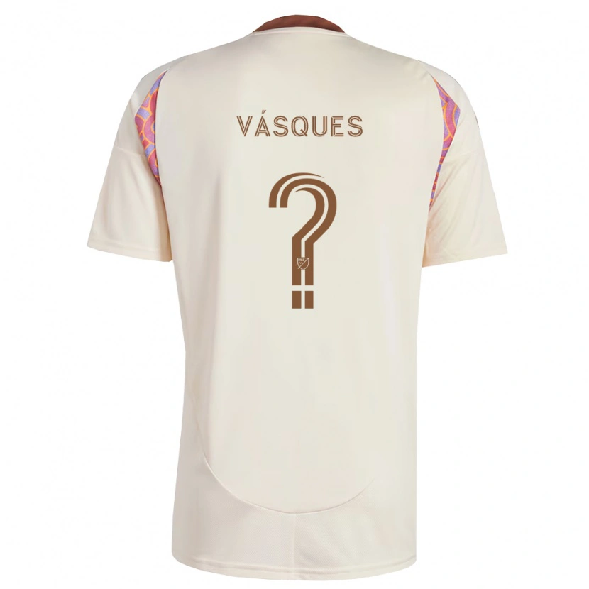 Danxen Dames Gabriel Vásques #0 Off-White Roze Uitshirt Uittenue 2026/27 T-Shirt