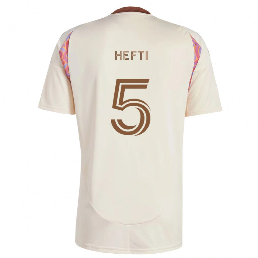 Danxen Dames Silvan Hefti #5 Off-White Roze Uitshirt Uittenue 2026/27 T-Shirt