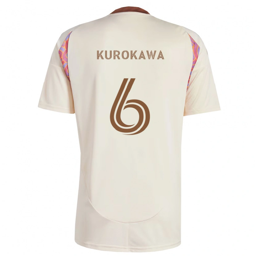 Danxen Dames Keisuke Kurokawa #6 Off-White Roze Uitshirt Uittenue 2026/27 T-Shirt