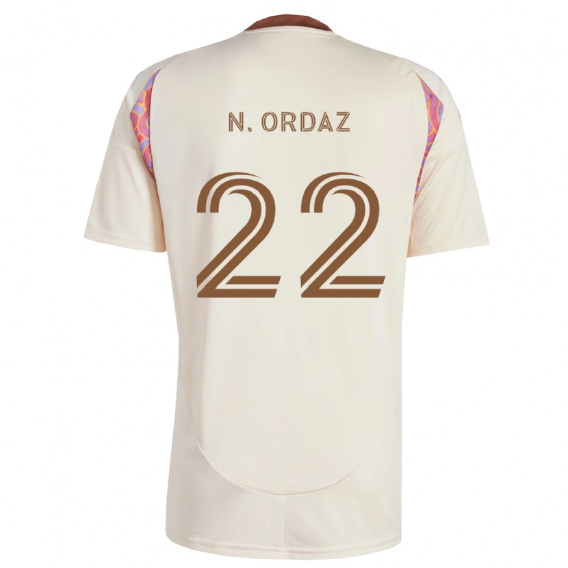 Danxen Dames Nathan Ordaz #22 Off-White Roze Uitshirt Uittenue 2026/27 T-Shirt