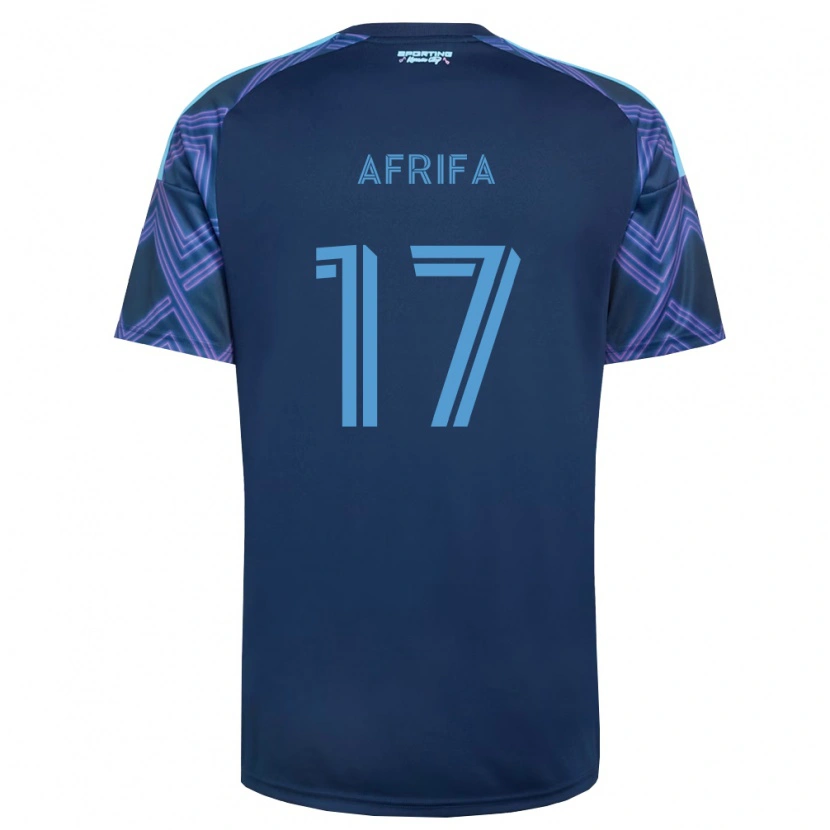 Danxen Dames Stephen Afrifa #17 Koninklijk Blauw Paars Uitshirt Uittenue 2026/27 T-Shirt