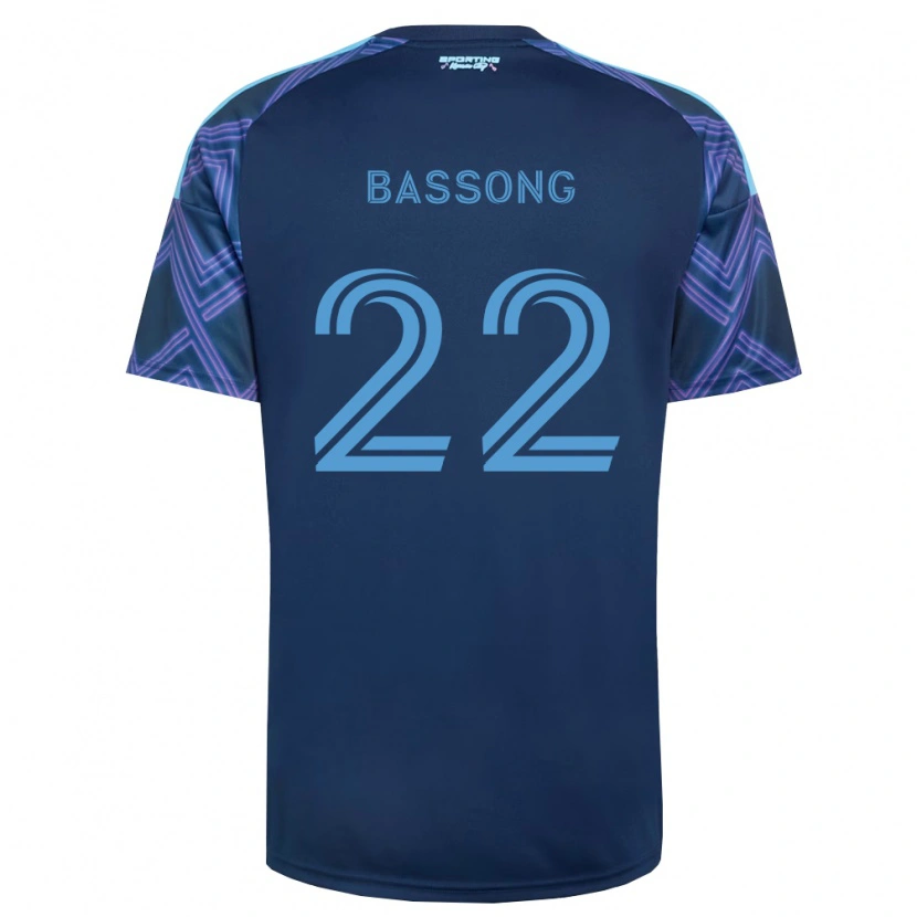 Danxen Dames Zorhan Bassong #22 Koninklijk Blauw Paars Uitshirt Uittenue 2026/27 T-Shirt