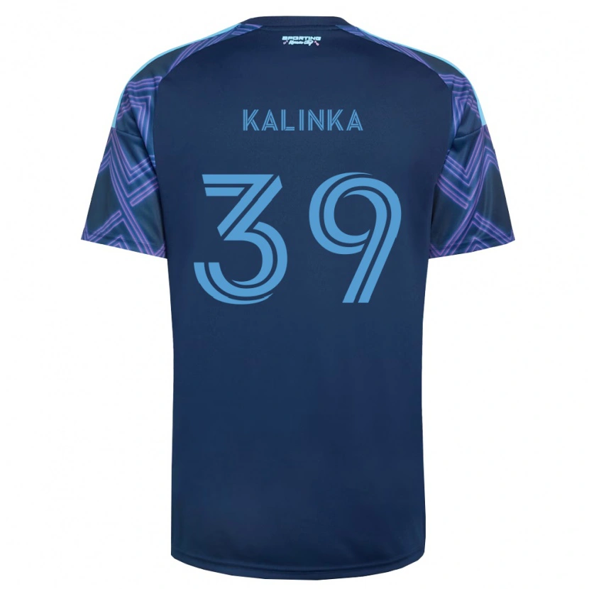 Danxen Dames Jaxson Kalinka #39 Koninklijk Blauw Paars Uitshirt Uittenue 2026/27 T-Shirt