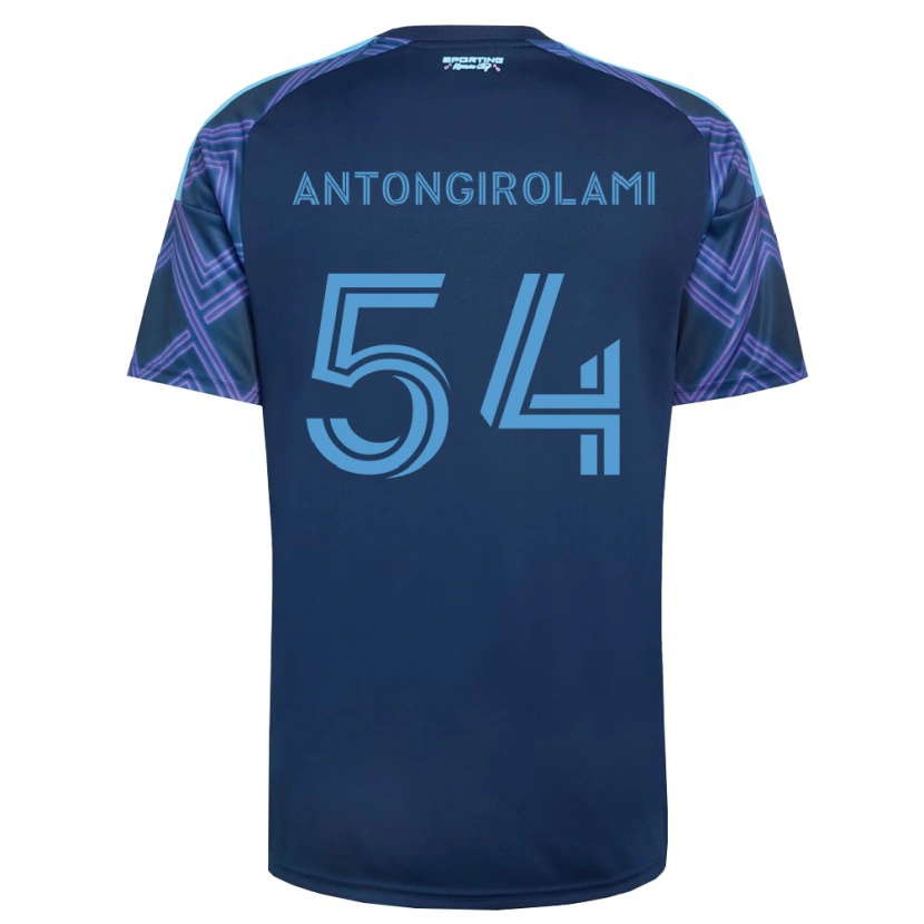 Danxen Dames Luca Antongirolami #54 Koninklijk Blauw Paars Uitshirt Uittenue 2026/27 T-Shirt