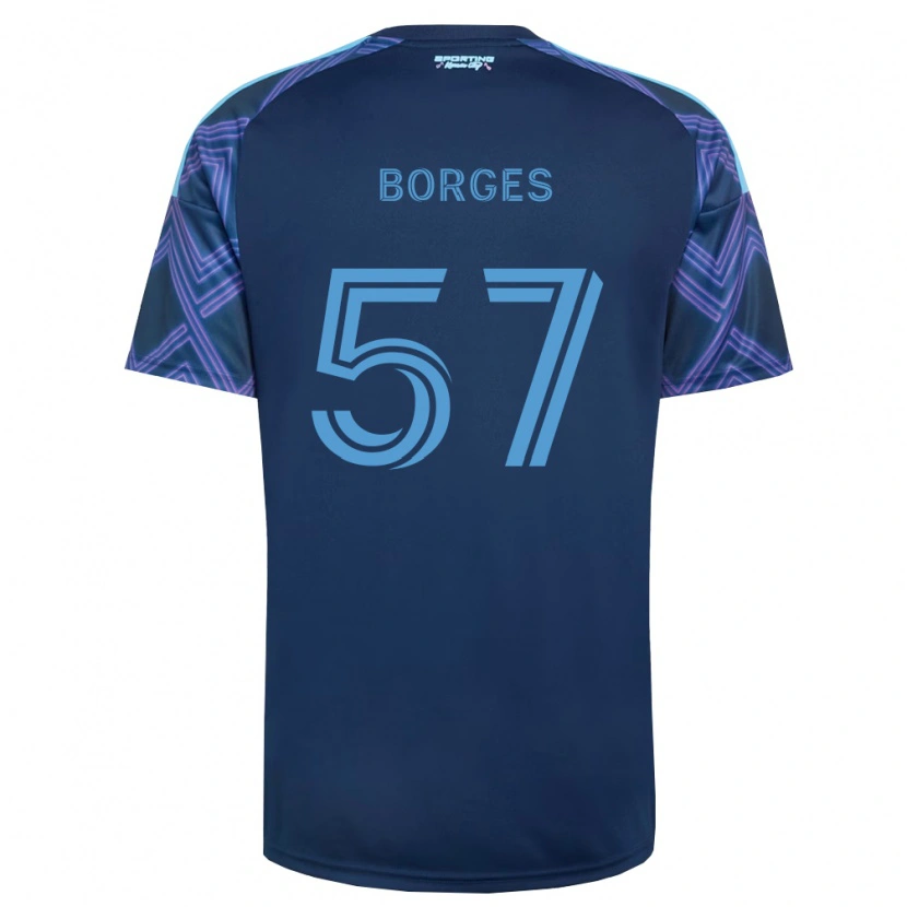 Danxen Dames Diego Borges #57 Koninklijk Blauw Paars Uitshirt Uittenue 2026/27 T-Shirt