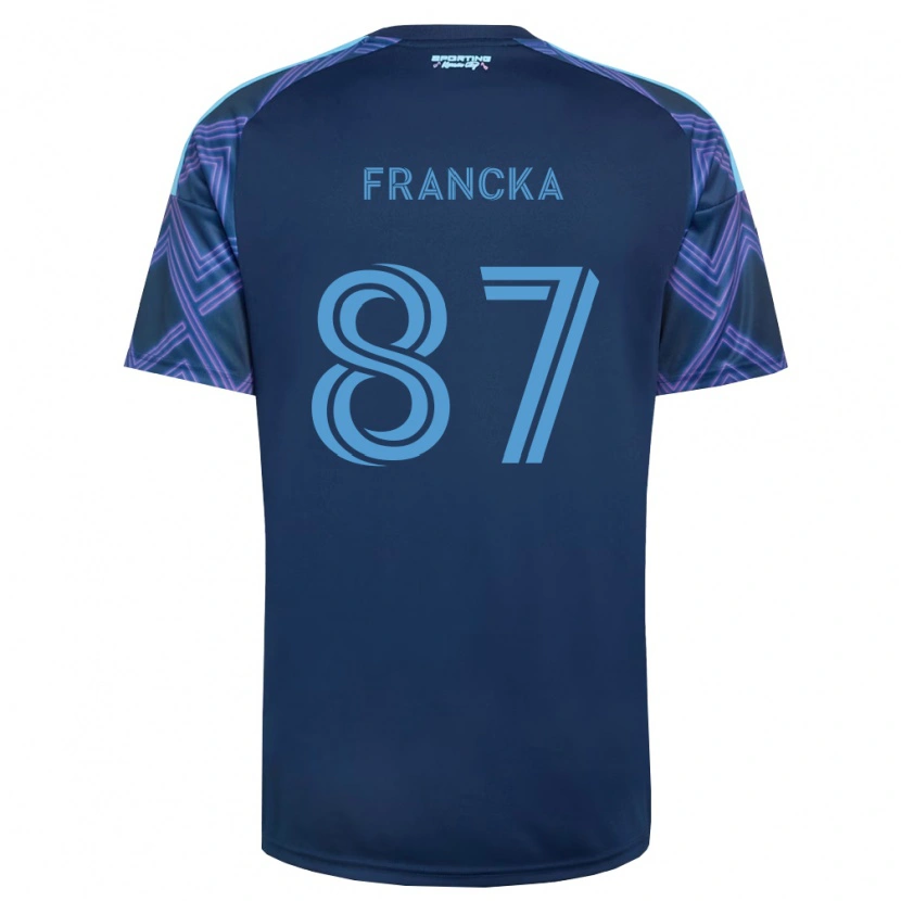 Danxen Dames Jack Francka #87 Koninklijk Blauw Paars Uitshirt Uittenue 2026/27 T-Shirt