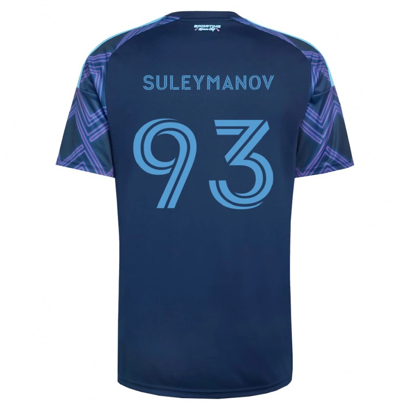 Danxen Dames Shapi Suleymanov #93 Koninklijk Blauw Paars Uitshirt Uittenue 2026/27 T-Shirt