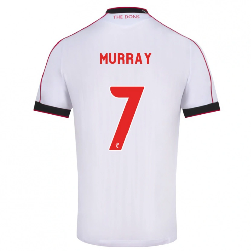 Danxen Dames Phoebe Murray #7 Zwart Rood Wit Uitshirt Uittenue 2026/27 T-Shirt