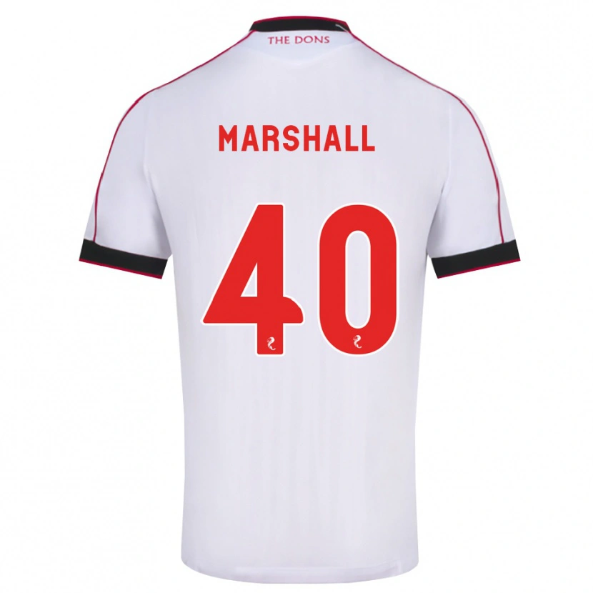 Danxen Dames Findlay Marshall #40 Zwart Rood Wit Uitshirt Uittenue 2026/27 T-Shirt