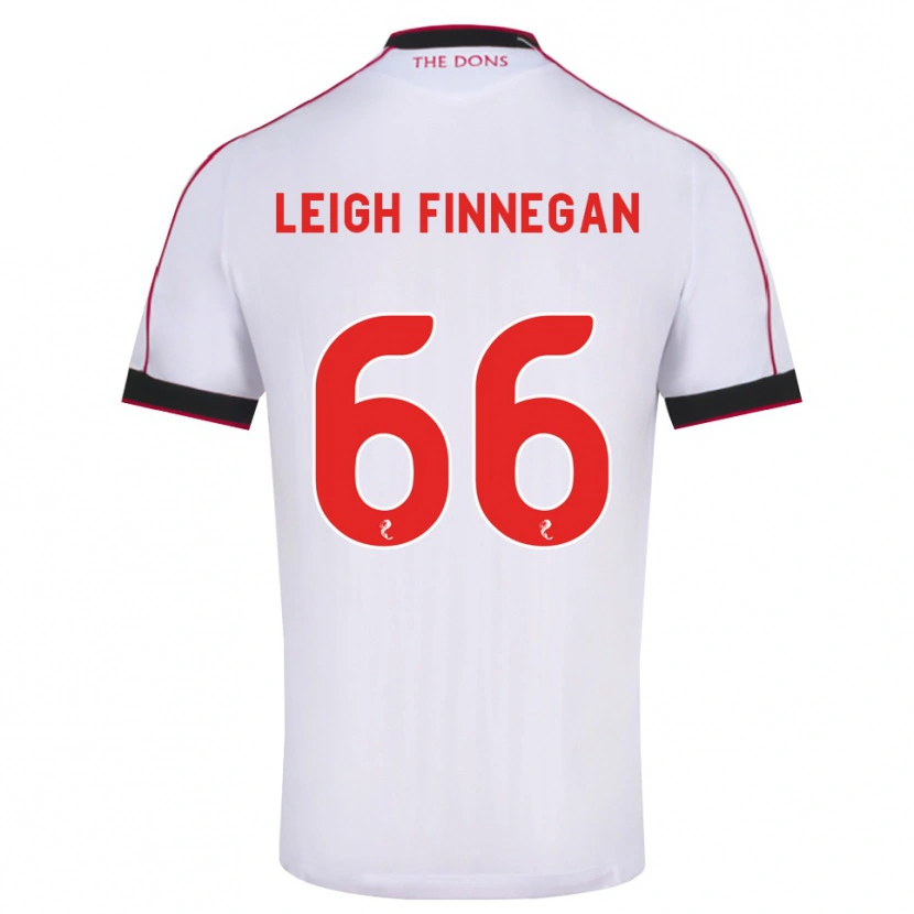 Danxen Dames Toni Leigh Finnegan #66 Zwart Rood Wit Uitshirt Uittenue 2026/27 T-Shirt