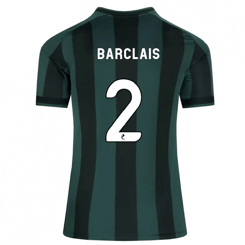 Danxen Dames Celya Barclais #2 Donkerleigrijs Zwart Uitshirt Uittenue 2026/27 T-Shirt