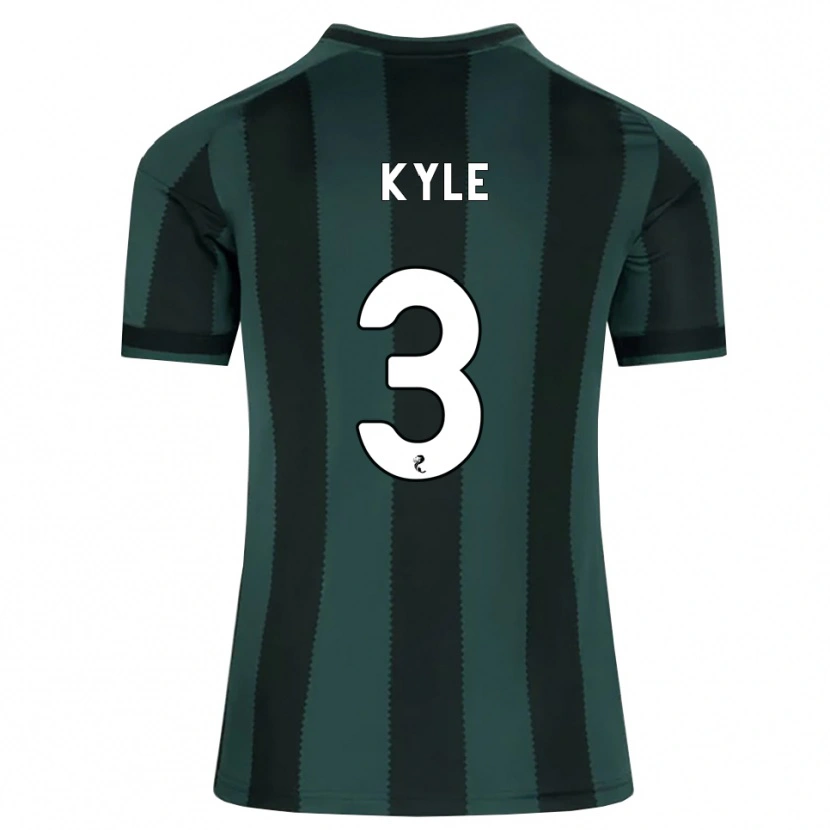 Danxen Dames Andrew Kyle #3 Donkerleigrijs Zwart Uitshirt Uittenue 2026/27 T-Shirt