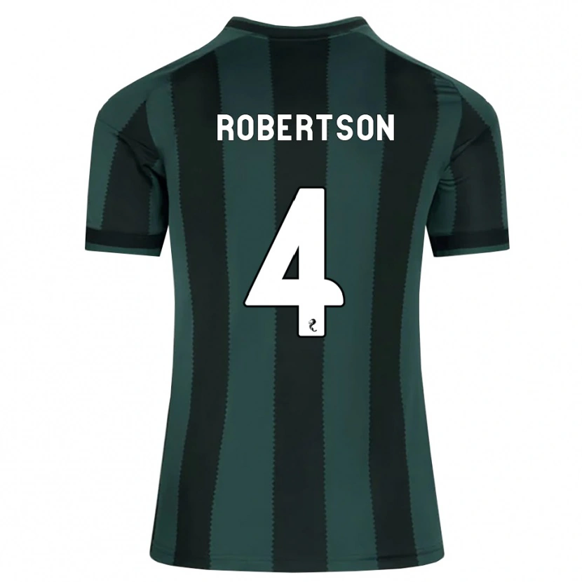Danxen Dames Lisa Robertson #4 Donkerleigrijs Zwart Uitshirt Uittenue 2026/27 T-Shirt