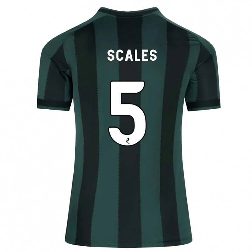 Danxen Dames Liam Scales #5 Donkerleigrijs Zwart Uitshirt Uittenue 2026/27 T-Shirt
