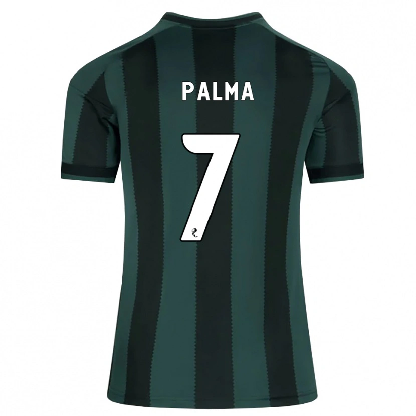 Danxen Dames Luis Palma #7 Donkerleigrijs Zwart Uitshirt Uittenue 2026/27 T-Shirt