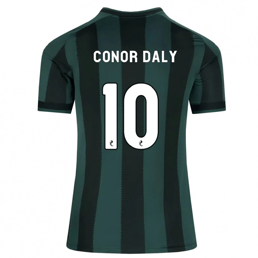 Danxen Dames Conor Daly #10 Donkerleigrijs Zwart Uitshirt Uittenue 2026/27 T-Shirt