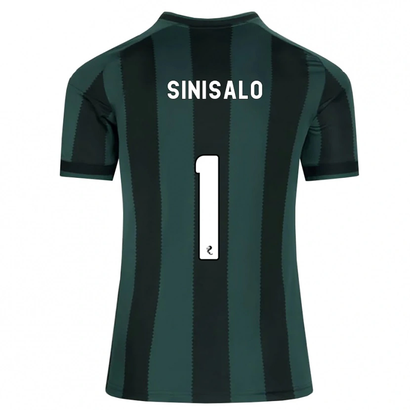 Danxen Dames Viljami Sinisalo #1 Donkerleigrijs Zwart Uitshirt Uittenue 2026/27 T-Shirt