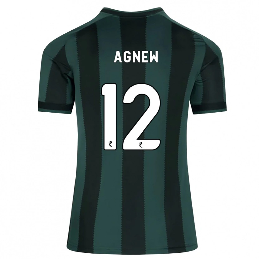Danxen Dames Murphy Agnew #12 Donkerleigrijs Zwart Uitshirt Uittenue 2026/27 T-Shirt