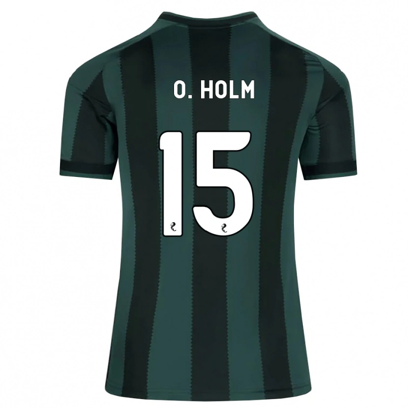Danxen Dames Odin Thiago Holm #15 Donkerleigrijs Zwart Uitshirt Uittenue 2026/27 T-Shirt