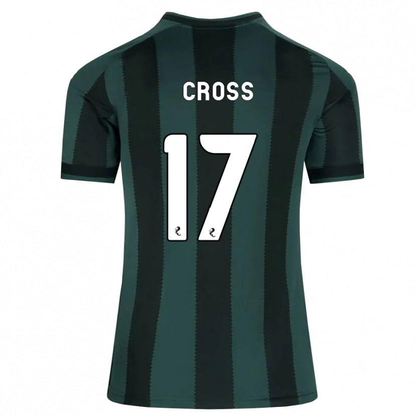 Danxen Dames Morgan Cross #17 Donkerleigrijs Zwart Uitshirt Uittenue 2026/27 T-Shirt