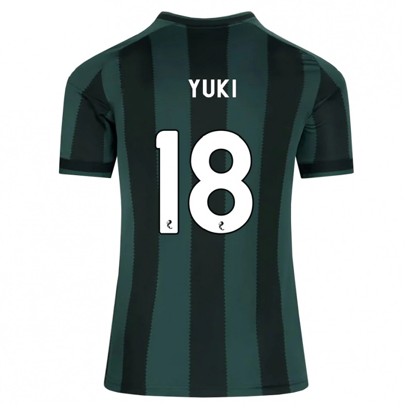 Danxen Dames Yuki Kobayashi #18 Donkerleigrijs Zwart Uitshirt Uittenue 2026/27 T-Shirt