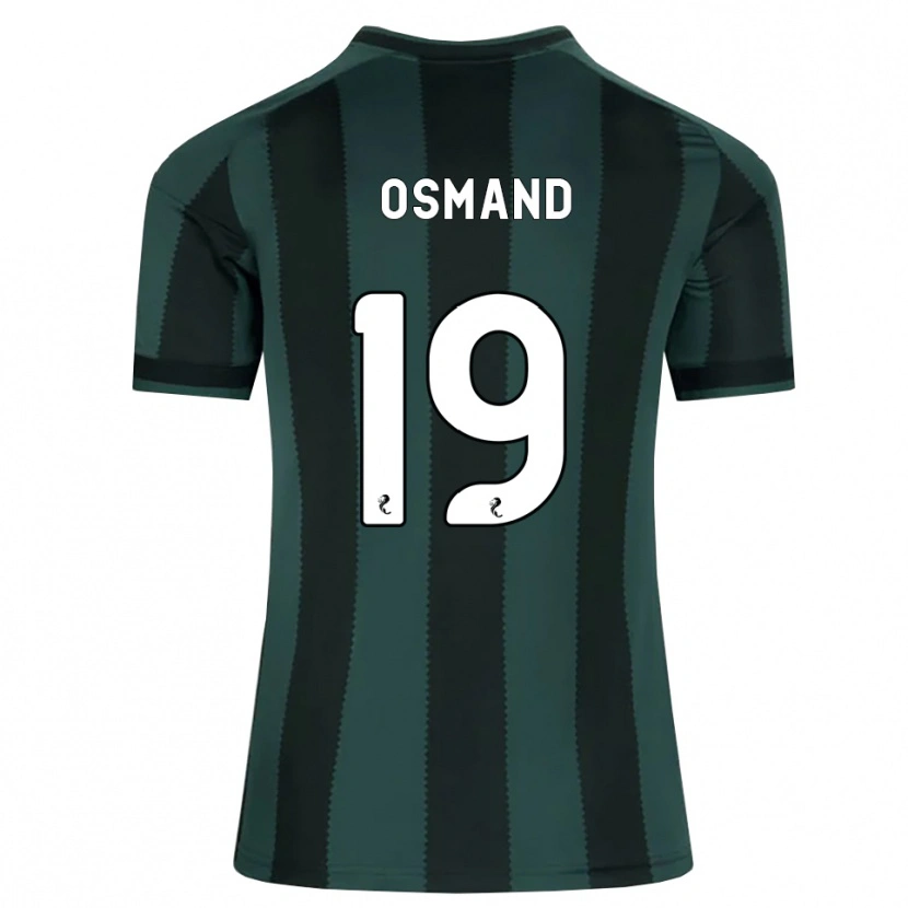 Danxen Dames Callum Osmand #19 Donkerleigrijs Zwart Uitshirt Uittenue 2026/27 T-Shirt