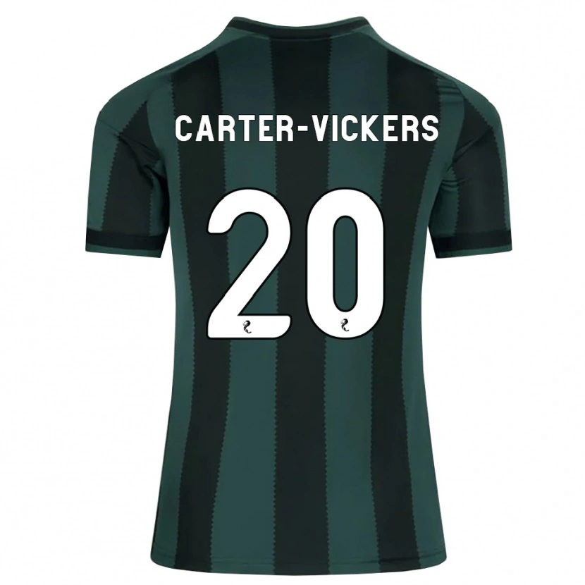 Danxen Dames Cameron Carter-Vickers #20 Donkerleigrijs Zwart Uitshirt Uittenue 2026/27 T-Shirt