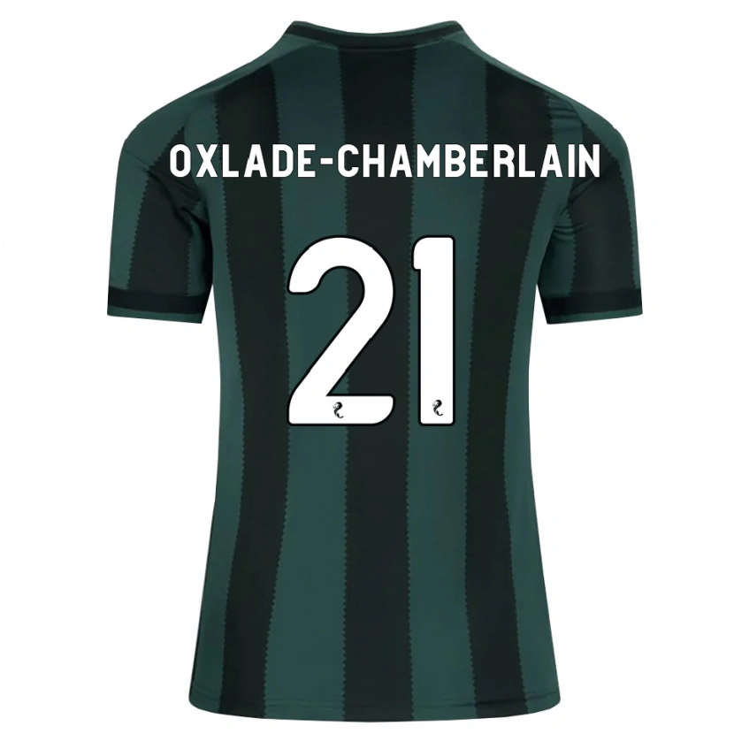 Danxen Dames Alex Oxlade-Chamberlain #21 Donkerleigrijs Zwart Uitshirt Uittenue 2026/27 T-Shirt