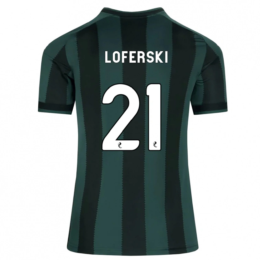 Danxen Dames Kit Loferski #21 Donkerleigrijs Zwart Uitshirt Uittenue 2026/27 T-Shirt