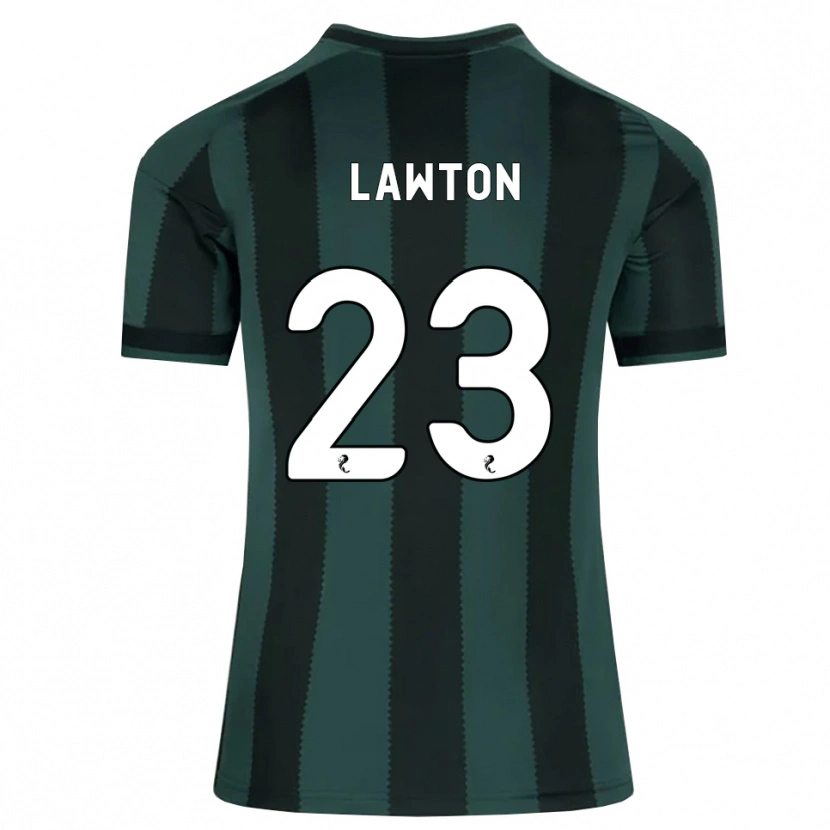 Danxen Dames Emma Lawton #23 Donkerleigrijs Zwart Uitshirt Uittenue 2026/27 T-Shirt