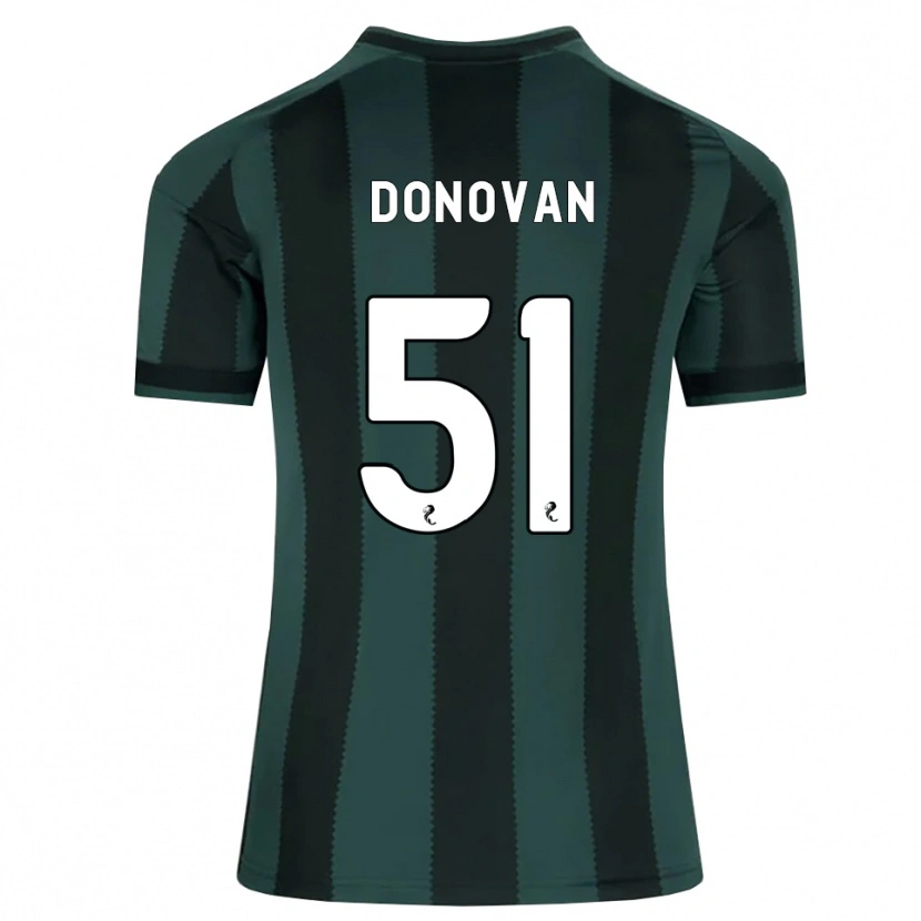 Danxen Dames Colby Donovan #51 Donkerleigrijs Zwart Uitshirt Uittenue 2026/27 T-Shirt