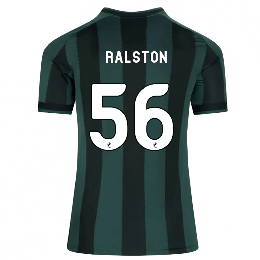 Danxen Dames Anthony Ralston #56 Donkerleigrijs Zwart Uitshirt Uittenue 2026/27 T-Shirt