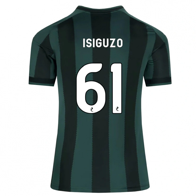 Danxen Dames Samuel Isiguzo #61 Donkerleigrijs Zwart Uitshirt Uittenue 2026/27 T-Shirt