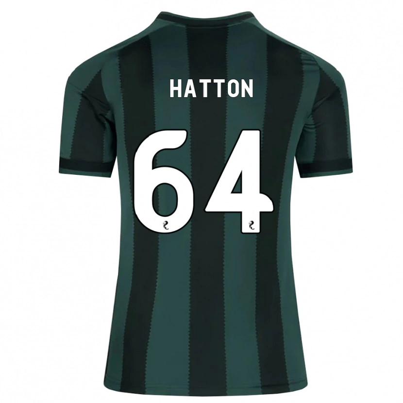 Danxen Dames Thomas Hatton #64 Donkerleigrijs Zwart Uitshirt Uittenue 2026/27 T-Shirt
