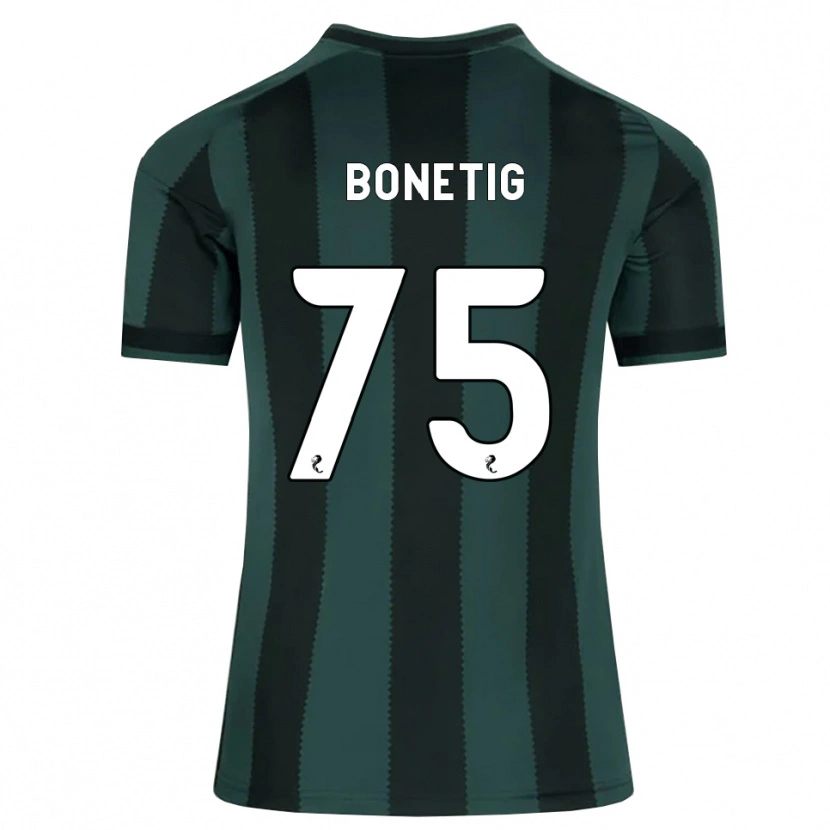 Danxen Dames Liam Bonetig #75 Donkerleigrijs Zwart Uitshirt Uittenue 2026/27 T-Shirt