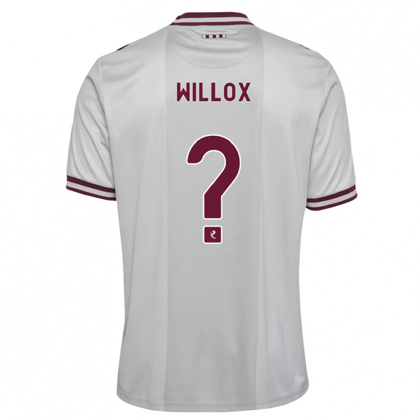 Danxen Dames Harry Willox #0 Wit Bordeauxrood Uitshirt Uittenue 2026/27 T-Shirt