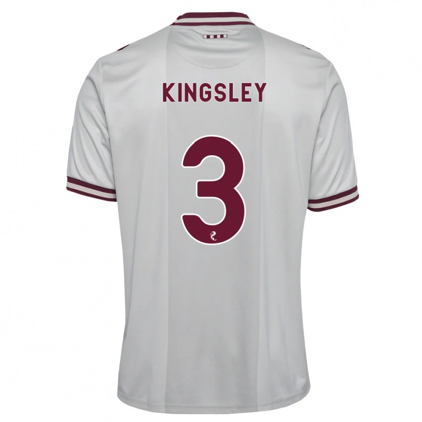 Danxen Dames Stephen Kingsley #3 Wit Bordeauxrood Uitshirt Uittenue 2026/27 T-Shirt