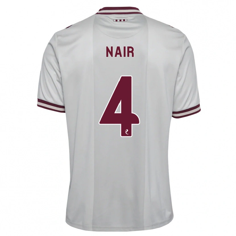 Danxen Dames Kenzi Nair #4 Wit Bordeauxrood Uitshirt Uittenue 2026/27 T-Shirt