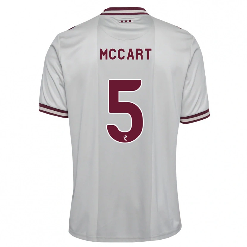Danxen Dames Jamie Mccart #5 Wit Bordeauxrood Uitshirt Uittenue 2026/27 T-Shirt
