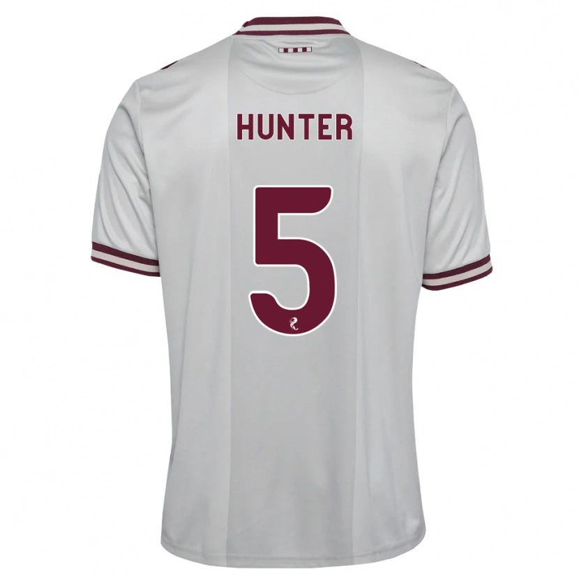 Danxen Dames Georgia Hunter #5 Wit Bordeauxrood Uitshirt Uittenue 2026/27 T-Shirt