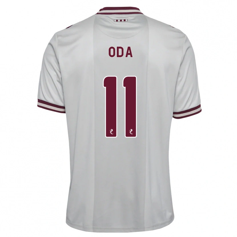 Danxen Dames Yutaro Oda #11 Wit Bordeauxrood Uitshirt Uittenue 2026/27 T-Shirt