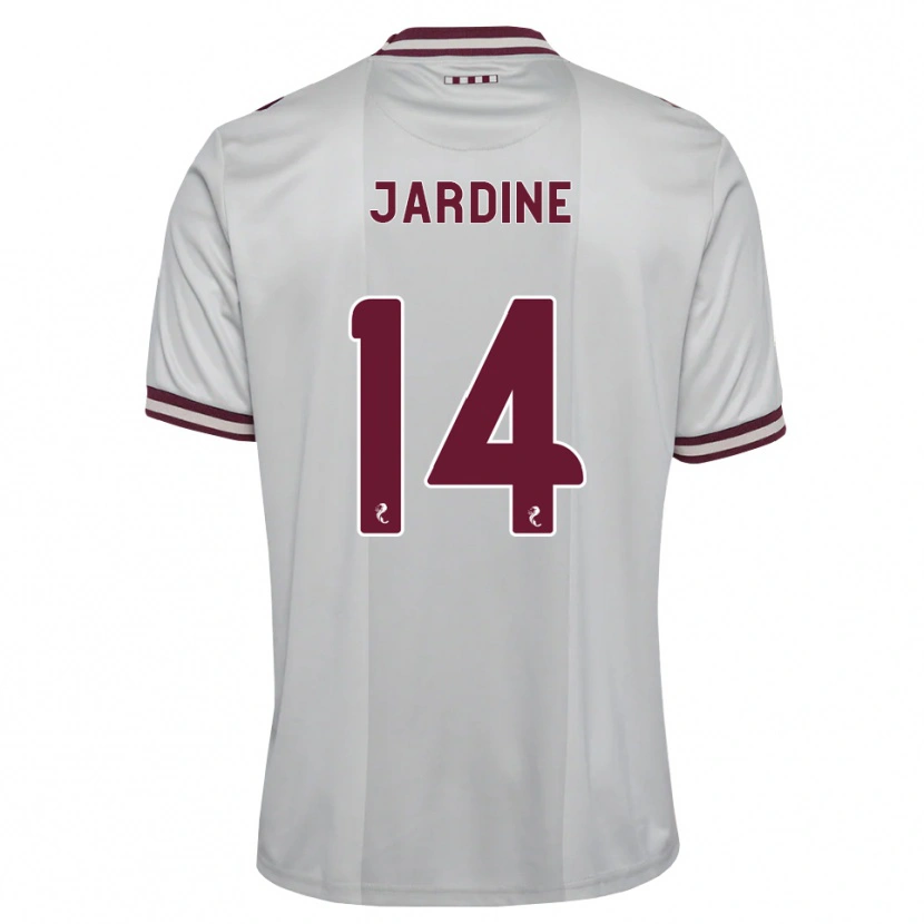 Danxen Dames Kayla Jardine #14 Wit Bordeauxrood Uitshirt Uittenue 2026/27 T-Shirt