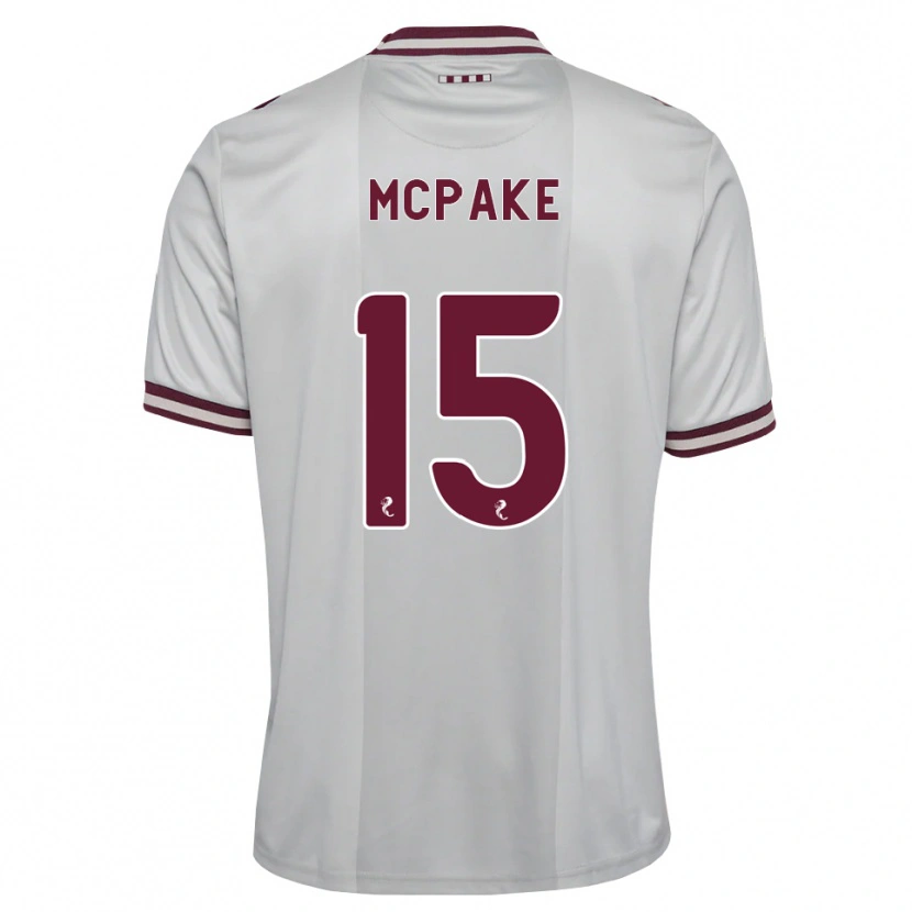 Danxen Dames Josh Mcpake #15 Wit Bordeauxrood Uitshirt Uittenue 2026/27 T-Shirt
