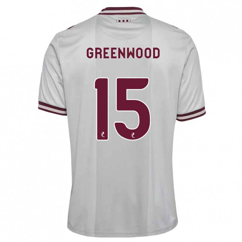 Danxen Dames Brodie Greenwood #15 Wit Bordeauxrood Uitshirt Uittenue 2026/27 T-Shirt