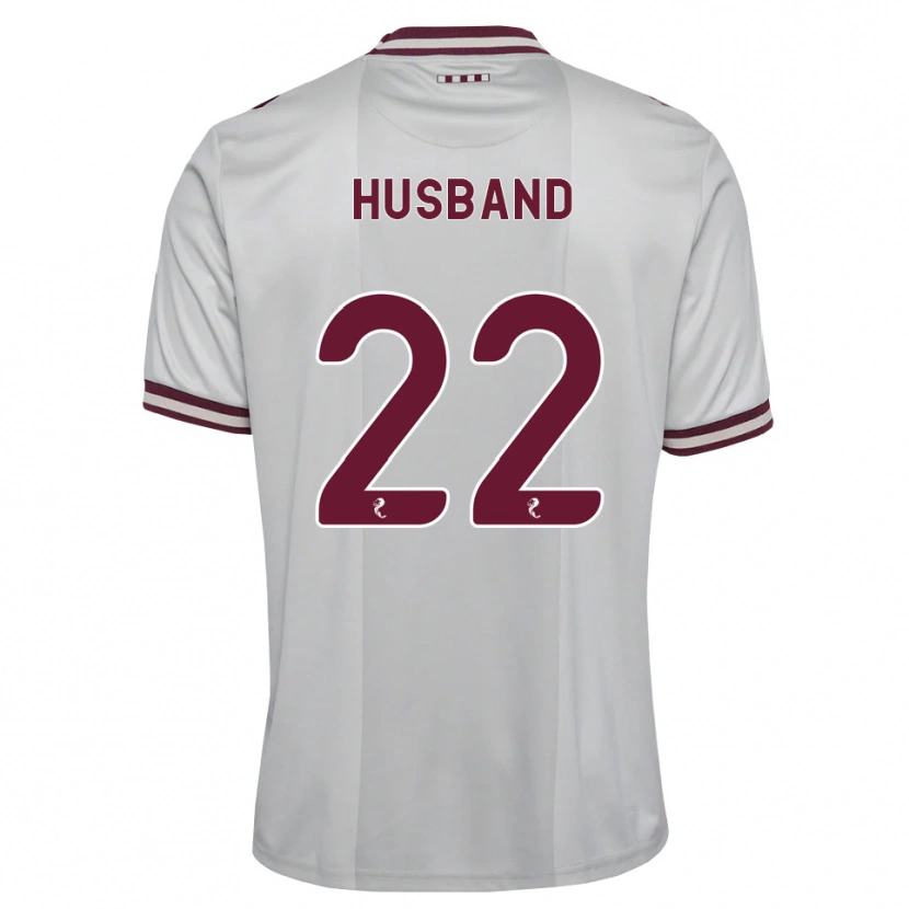 Danxen Dames Jessica Husband #22 Wit Bordeauxrood Uitshirt Uittenue 2026/27 T-Shirt