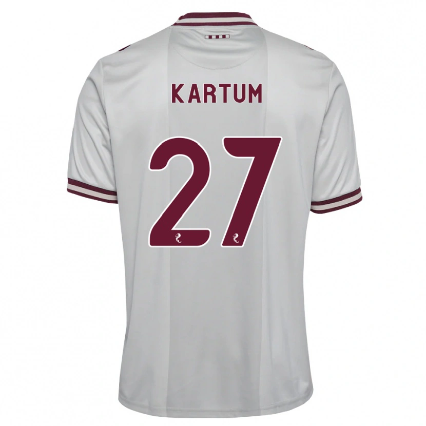 Danxen Dames Sander Kartum #27 Wit Bordeauxrood Uitshirt Uittenue 2026/27 T-Shirt