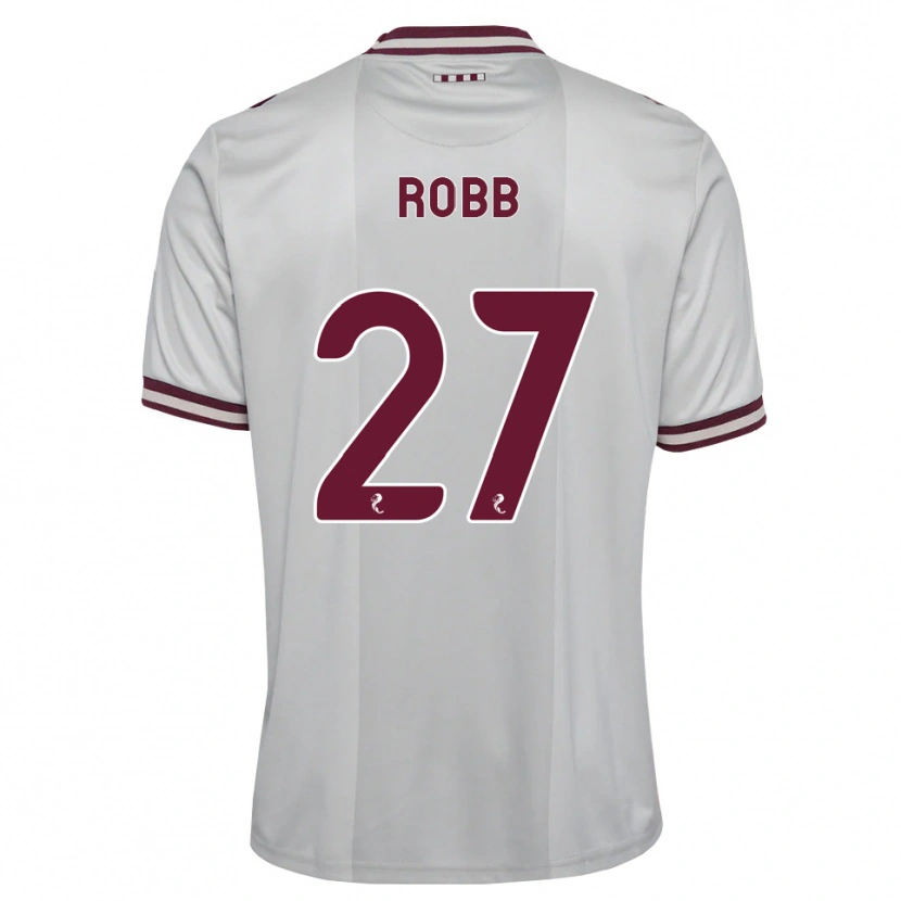 Danxen Dames Callen Robb #27 Wit Bordeauxrood Uitshirt Uittenue 2026/27 T-Shirt