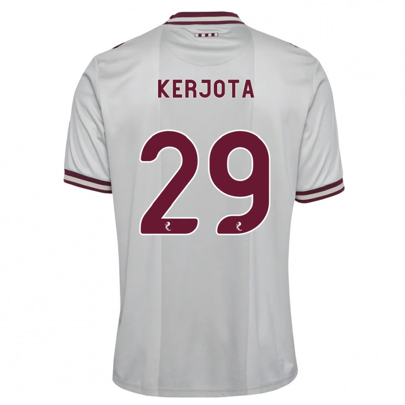 Danxen Dames Sabah Kerjota #29 Wit Bordeauxrood Uitshirt Uittenue 2026/27 T-Shirt