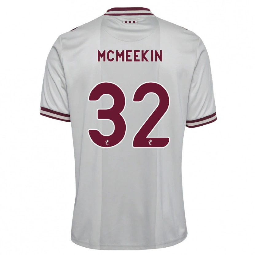 Danxen Dames Keir Mcmeekin #32 Wit Bordeauxrood Uitshirt Uittenue 2026/27 T-Shirt